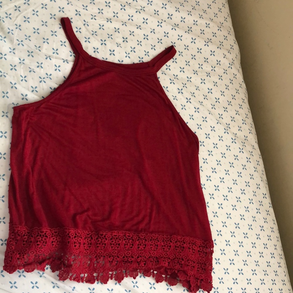 Francescas Red Tank Top